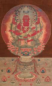 Aizen Myōō 愛染明王 Japanese Buddhism Buddhist Art Tibet Art