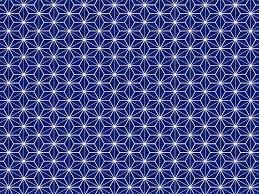 フリーイラスト 麻の葉文様と青色の背景 パブリックドメインq 著作権フリー画像素材集 麻の葉 フリーイラスト 文様