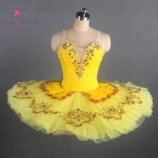 Click To Buy Stunning Yellow Classical Ballet Tutu Girl Stage Performance Pancake Ballet Tutu Ballerina Ballerina Dress Dance Outfits Dance Costume Women