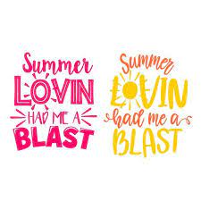 Download Summer Lovin Had Me A Blast Cuttable Design Apex Embroidery Designs Monogram Fonts Alphabets