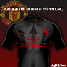 The first ever nike manchester united shirt after a £100 million sponsorship deal had the perfect blend of black, white and red. Manchester United Third Kit Concept X Nike