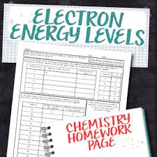 Sam schoderbek chemistry electron energy and light pogil. Electron Energy Levels Chemistry Homework Worksheet By Science With Mrs Lau