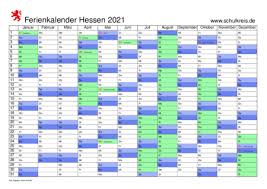 Hier finden sie den kalender 2021 mit nationalen und anderen feiertagen für deutschland. Schulferien Kalender Hessen 2021 Mit Feiertagen Und Ferienterminen