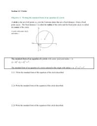 Check spelling or type a new query. Unit 10 Circles Practice Test