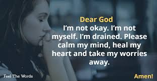 I don't want to break someone's heart, but you can't control that. Dear God I M Not Okay Feel The Words