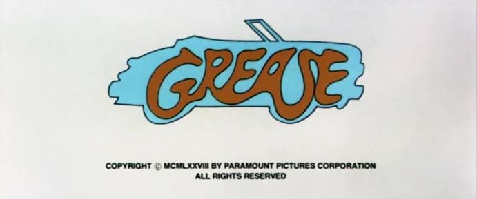 Grease (1978) — Art of the Title