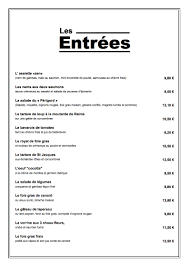 Des milliers de nouvelles images de grande qualité ajoutées chaque jour. Exemple De Menu Restaurant A4 Vertical Gratuit Impressionmenu
