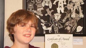 Luke Cote captures best of show for art work