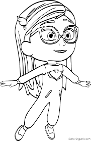 The first character featured in this series of free pj masks coloring sheets for this next pj masks printable may look like it features a character we haven't seen before, but this is actually amaya, the unmasked version of owlette. Pj Masks Coloring Pages Coloringall