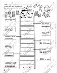 Rearrange the letters to form meaningful word. Money Matters Word Ladder Grades 4 6 Printable Skills Sheets