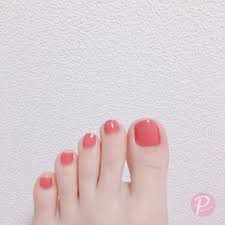 足元にも春を春色満載なフットネイル ピュアラモpurelamo美容