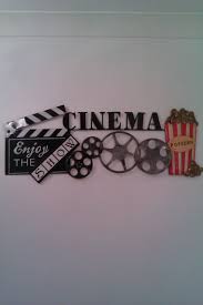 Wall Art Design Ideas Home Inspirations Cinema Wall Art Modern Contemporary Black Simple Wheels Wire Movie Room Decor Home Theater Decor At Home Movie Theater