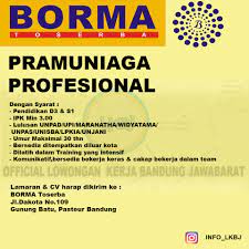 Maybe you would like to learn more about one of these? Lowongan Kerja Borma Bandung