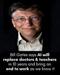 AI replacing doctors and teachers in 10 years