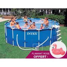 Piscine Tubulaire Intex Metal Frame Ronde 4 57 X 1 22 M Piscine Achat Prix Fnac