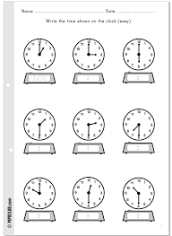Relojes Y Tiempo Actividades De Matematicas Hojas De Trabajo De Matematicas Aprender La Hora