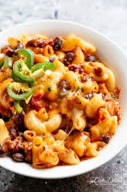 A pasta casserole recipe featuring chicken breast, pasta shells, tomatoes and cheese combined and baked to melt the cheese.submitted by: Chili Mac Ground Beef Recipe Cafe Delites