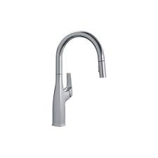 The blanco sonoma pulldown faucet offers enduring style that simply transcends trends. Blanco Rivana High Arc Pull Down Kitchen Faucet 1 5 Gpm Dual Spray Stainless Finish The Home Depot Canada