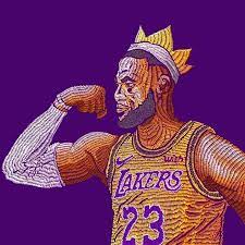 Wow That Is Some Crazy Lebron Lakers Artwork By Reddit User Bucklee01 Lakers Lakeshow Nba Kobe Kobe King Lebron James King Lebron Nba Kings