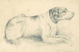 Maybe you would like to learn more about one of these? A Dog Lying Down In Profile Works Of Art Ra Collection Royal Academy Of Arts