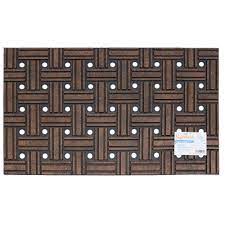 Maybe you would like to learn more about one of these? Jvl Sienna Geometric Weave Heavy Duty Outdoor Rubber Door Mat 45cmx75cm