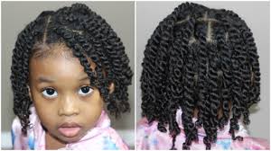 Unravel for fullness but do not disturb the curls formed; Two Strand Twists For Kids Natural Hair Youtube