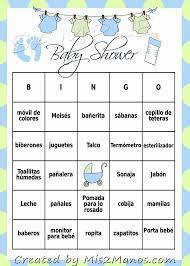 Baby Shower Bingo Game Blue Green Clothes Line Loteria Set Of 24 Instant Download Digital In English And En Espanol Juegos Para Baby Shower Baby Shower Sencillo Baby Shower