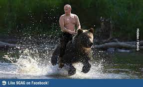 9gag 9gag Just Vladimir Putin Riding A Bear Facebook