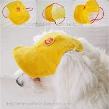 Dog Cap Free Patterns Dog Clothes Diy Dog Clothes Patterns Diy Dog Stuff