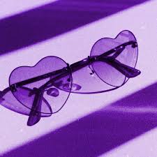 87 likes · 8 talking about this. Beautiful Purple Aesthetic And Heart Shaped Glasses Image 6700151 On Favim Com