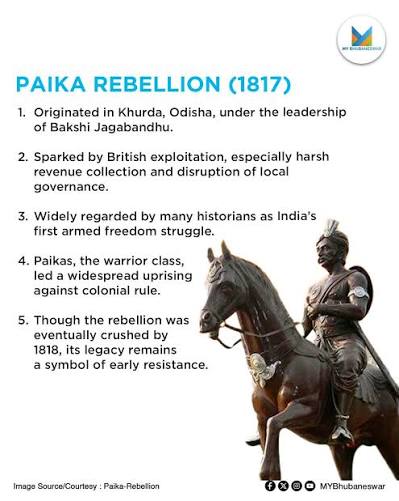 NCERT Clarifies Paika Rebellion Omission in Class 8 Textbook. The NCERT has issued a clarification following backlash over the exclusion of Odisha's 1817 Paika Rebellion from its revised Class 8 Social Science
