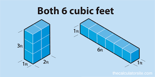 square feet to from cubic feet calculator