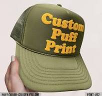 Custom PUFF Print Trucker Hat, Personalized Foam Hat, Custom ...