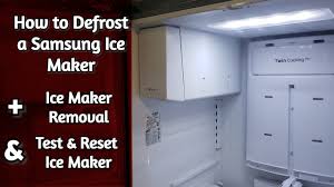 According to the samsung ice maker class action lawsuit, the unit began to leak and make loud, jarring noises. the bianchis allege in their samsung ice maker class action lawsuit that thousands of. Samsung Ice Maker Frozen How To Fix With Samsung Ice Maker Defrost Mode Samsung Icemaker Reset Youtube