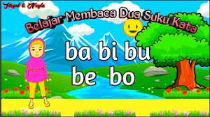 Suku kata (terbuka & tertutup) firo har. Belajar Membaca Mengeja Dua Suku Kata