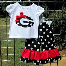 Pin By Amanda Bailey On Georgia Bulldogs Little Girl Outfits Girl Outfits Georgia Girls