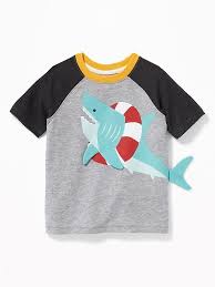 Old Navy Toddlers Slub Knit 3 D Sea Critter Raglan Tee Inner Tube Shark Size 3t 2020 Oglan Cocugu Kiyafetleri Oglanlar Kiyafet