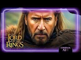 PETER DINKLAGE AS FRODO, PAUL RUDD AS SAM, AND NICOLAS CAGE AS EOMER IN A  90'S LORD OF THE RINGS