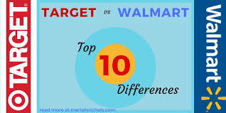 target vs walmart top 10 differences between target and walmart