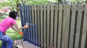 Maybe you would like to learn more about one of these? How To Use A Paint Sprayer To Paint A Wood Fence Thrift Diving Youtube
