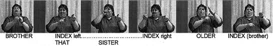Take your dominant hand, and starting with your the fastest way to convert an older sibling into an enthusiastic teacher of baby sign language is to have them teach the sign for brother or sister. British Sign Language Sentence Utilizing Non Topographic Space C Download Scientific Diagram