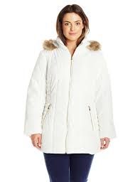 Pin On Fashion Women Clothing Diva white fox fur jacket with vertical panels. pinterest