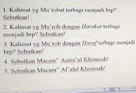 Bank soal download smp kelas 6 semester 1 dan kunci jawaban soal plh kelas 9 beserta jawabannya soal mulok kelas 3 sd soal latihan hubungan antar. Tolong Jwb Pliss Ini Soal Nahwu Shorof Mo Di Kumpul Hari Ini Plisss Brainly Co Id