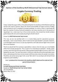 Darul Iftaa Uk On Twitter Shaykh Mufti Muhammad Taqi Usmani S Latest Position On Crypto Currency Please Share Https T Co Liw6zyfdls Twitter