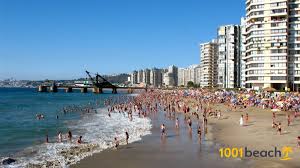 Viña del mar es una de las ciudades más turísticas de chile. Vina Del Mar Beach