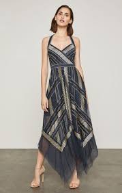 Metallic Striped Handkerchief Dress Hankerchief Dress Handkerchief Dress Bcbg Dresses