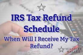 2019 irs tax refund schedule direct deposit dates 2018