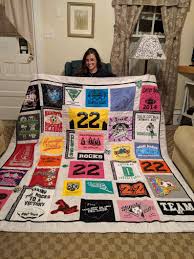 Spread the backing on your work surface and place the batting on the backing. T Shirt Quilt Graduation Gift Tshirt Quilt Memory Quilt T Shirt Quilt Tee Shirt Quilt Band Shirt Quilt Quilts Home Living Commentfer Fr