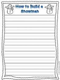 How To Build A Snowman Writing Task ~ Freebie By Kennedy's Korner