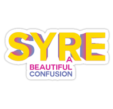 Syre A Beautiful Confusion Sticker By April Kristine In 2020 Stickers Beautiful Confused
